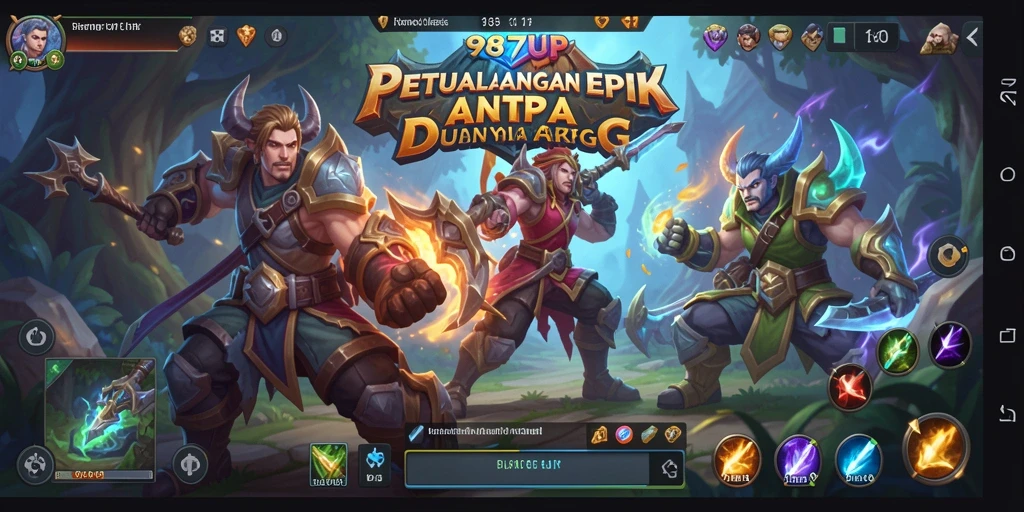 Tampilan gameplay ARPG yang penuh aksi dan petualangan.