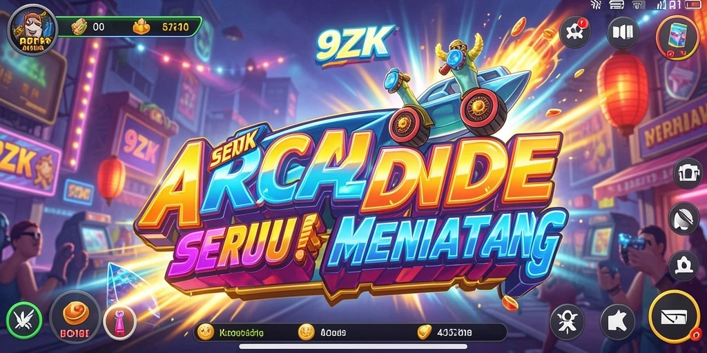 Tangkapan layar gameplay 9ZK menampilkan aksi seru dan warna-warni.