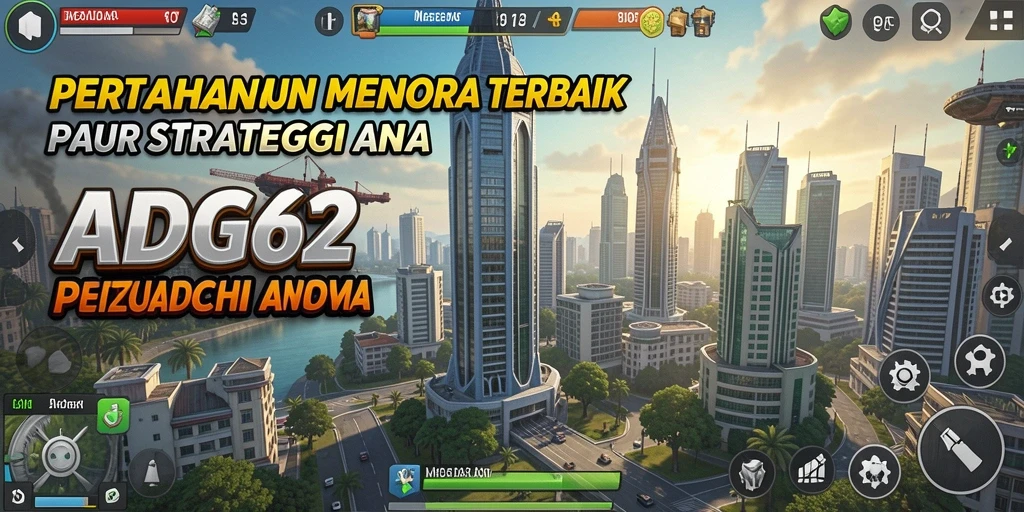 Gameplay menegangkan di ADG62 dengan strategi Tower Defense yang seru.