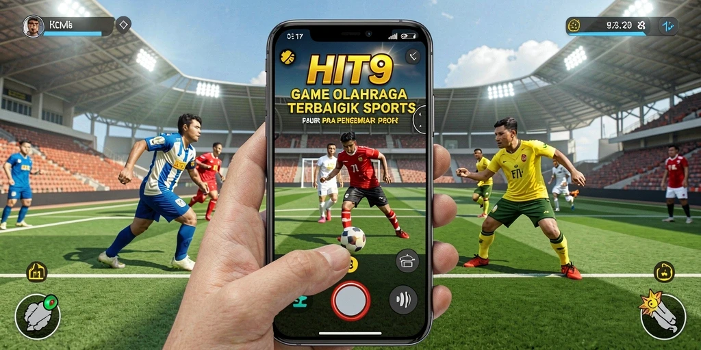 Tampilan gameplay <strong>HIT9</strong> yang mendebarkan dalam aksi olahraga.