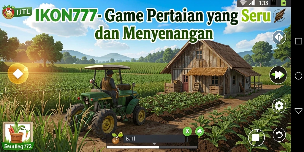 Menampilkan gameplay Farming yang kaya dan menarik di IKON777.