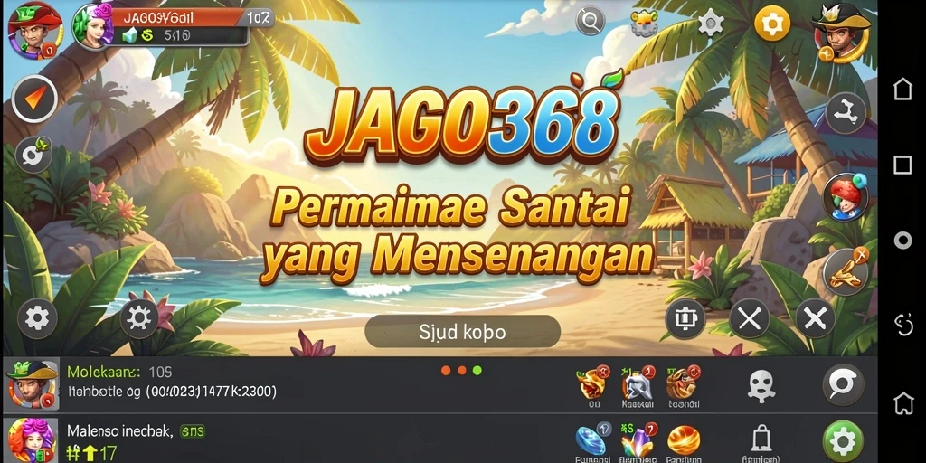 Tampilan gameplay JAGO368 yang menyenangkan dan berwarna-warni.