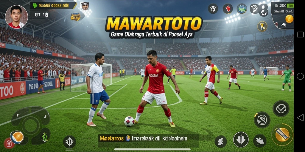 Tampilan gameplay menarik dari MAWARTOTO yang penuh aksi olahraga.