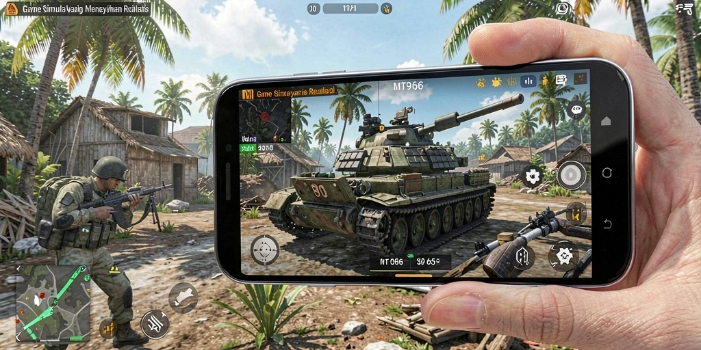 Screenshot utama MT966 menampilkan gameplay Simulation yang menarik dan interaktif.