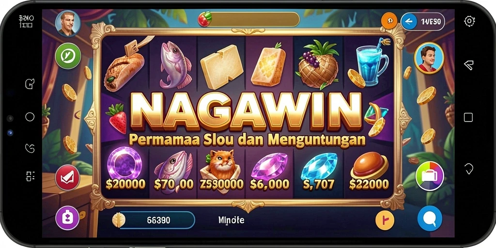 Gameplay NAGAWIN menampilkan beragam slot menarik dan efek visual yang memukau.