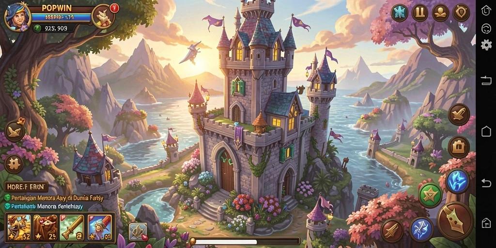 Tangkapan layar gameplay Tower Defense yang menarik dan penuh aksi.