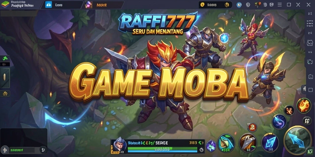 Tampilan gameplay seru dan strategi tim dalam RAFFI777.