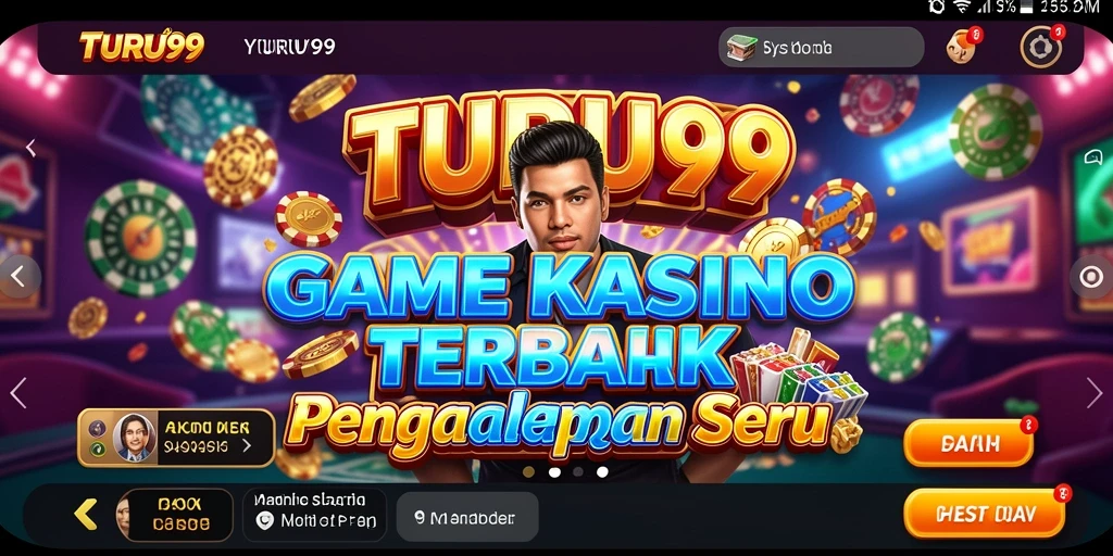 Tampilan gameplay TURU99 yang menarik dengan berbagai pilihan permainan Kasino.