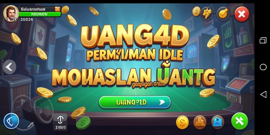 Screenshot UANG4D menampilkan gameplay Idle yang menarik dan interaktif.